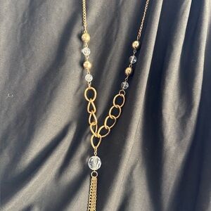 Elegant Gold and Silver Necklace